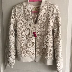 Joyfolie lace hoodie - girls size 6 -new with tags!
